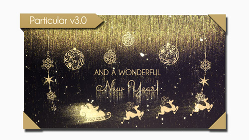 Golden Christmas Wishes - Project for After Effects (Videohive) 