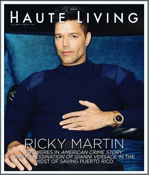 Рикки Мартин стал героем популярного журнальчика Haute Living