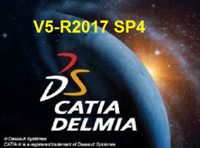 SP4 for DS CATIA-DELMIA-ENOVIA V5-6R2017 Win64-SSQ