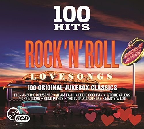 100 Hits - Rock N` Roll Love Songs (5CD) (2017)
