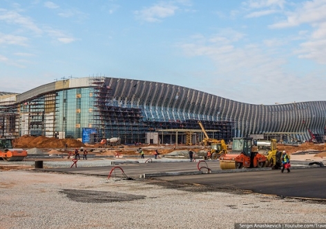 В Симферополе достроили новейший терминал аэропорта [видео]
