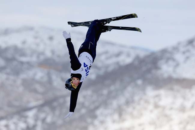 Александр Абраменко и Ольга Полюк в десятке сильнейших на американском этапе КМ в лыжной акробатике