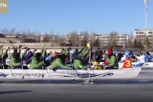 В Китае состоялся чемпионат мира по гребле на льду