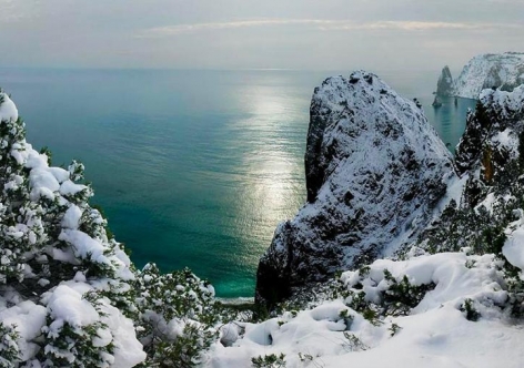 От -8 до +9: в Крыму снег и мороз, потеплеет к концу недельки [прогноз погоды]