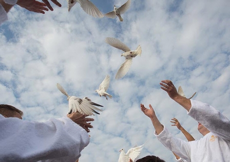 Крещение на ЮБК: состязания силачей, крестные ходы и пуск голубей
