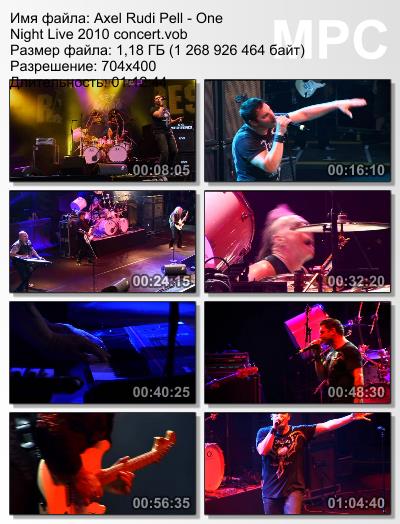 Axel Rudi Pell - One Night Live 2010 (DVDRip)