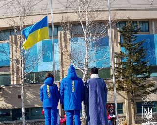 В Пхенчхане состоялось праздничное поднятие флага Украины. Нашим спортсменам пророчат рекорд