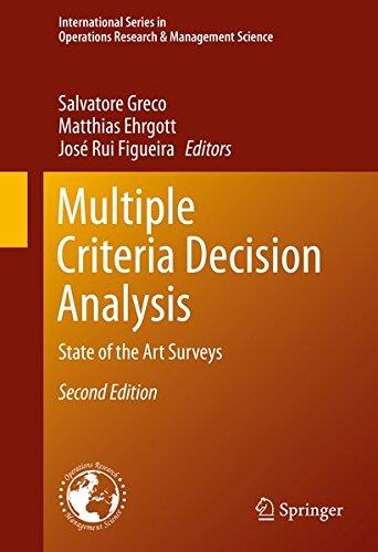 Multiple Criteria Decision Analysis State of the Art Surveys (2nd edition)