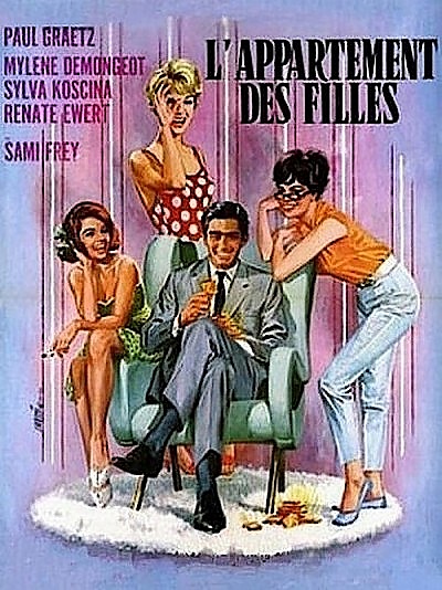 Квартира для девочек / L'appartement des filles (1963) DVDRip