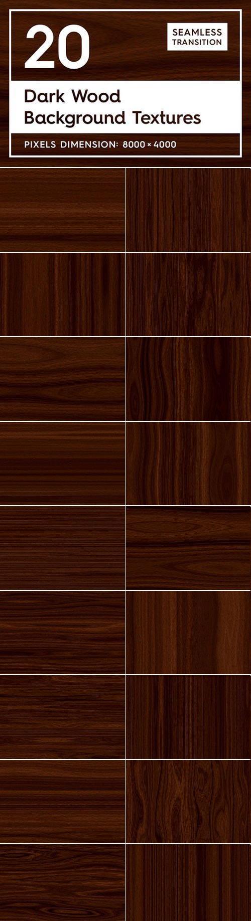 20 Dark Wood Background Textures 2166807