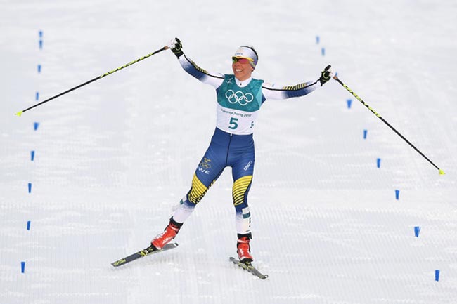 Шведка Калла – первая чемпионка ОИ в Пхенчхане; Антипенко – 45-я в лыжном скиатлоне