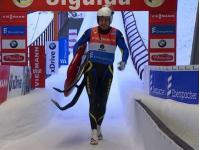 Украинец выпал из саней на Олимпиаде, но смог возвратиться на трассу(фото, видео)