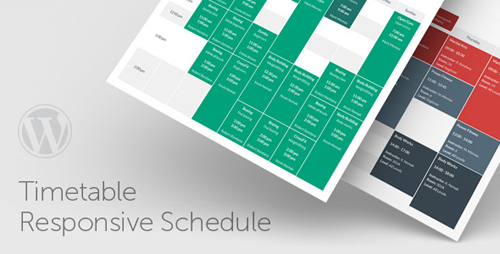 CodeCanyon - Timetable Responsive Schedule For WordPress v5.3 - 7010836