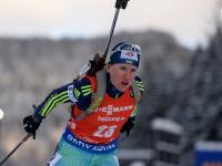 Украинская биатлонистка расплакалась опосля безуспешной олимпийской гонки