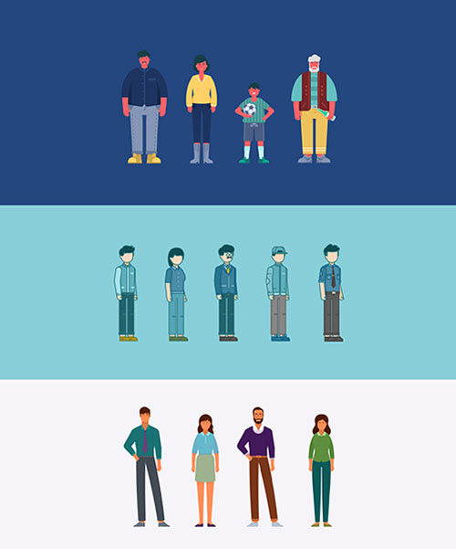3 Vector Characters