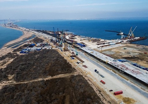 Автоподходы откроют совместно с пуском движения по Крымскому мосту