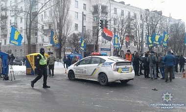 В центре Киева дежурят 1,5 тыс правоохранителей