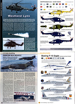 Подборка статей, раскрасок и чертежей из журнала Scale Aircraft Modelling за 2000-2007 г.