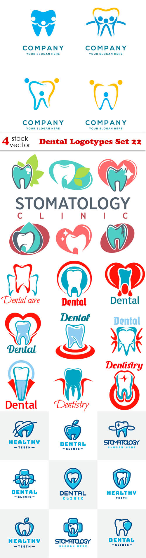 Vectors - Dental Logotypes Set 22
