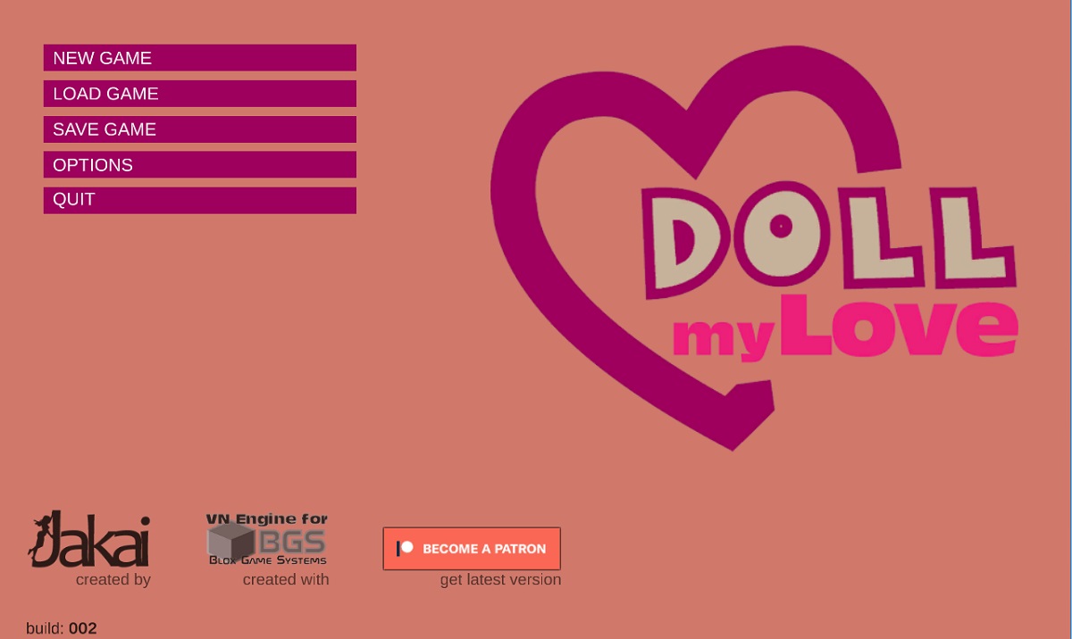 Doll my Love [DEMO v0.02] (Jakai) [uncen] [2018 ADV, 3DCG, Male Protagonist] [PC/Windows/MacOS/Linux] [eng]