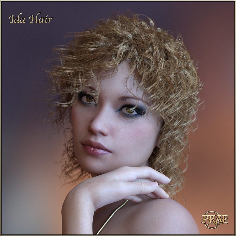 Prae Ida Hair For G3/G8 Daz