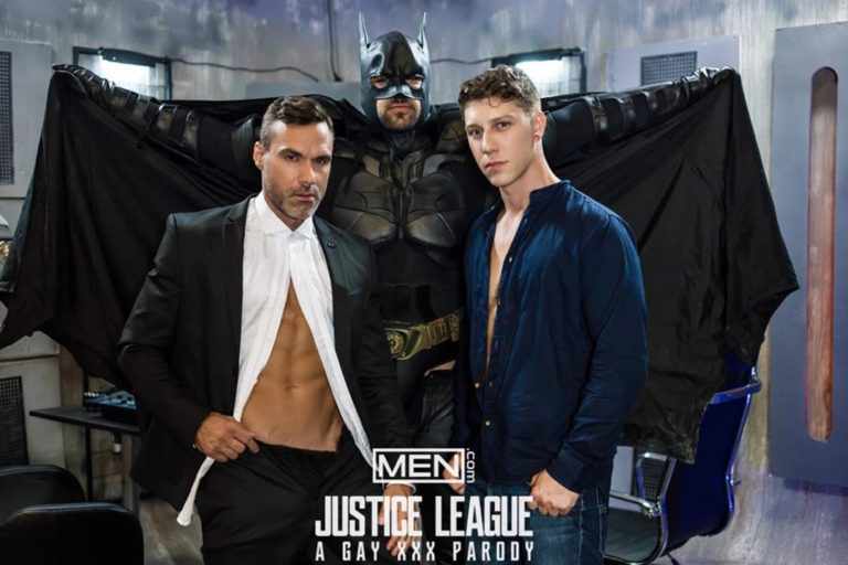 Justice League  A Gay XXX Parody Part 3 Paul Canon, Manuel Skye, Ryan Bones) (MEN) supergayhero, muscle