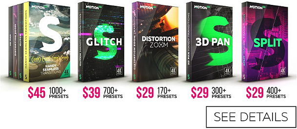Transitions v4 17811440 - Project & Presets for After Effects (Videohive)