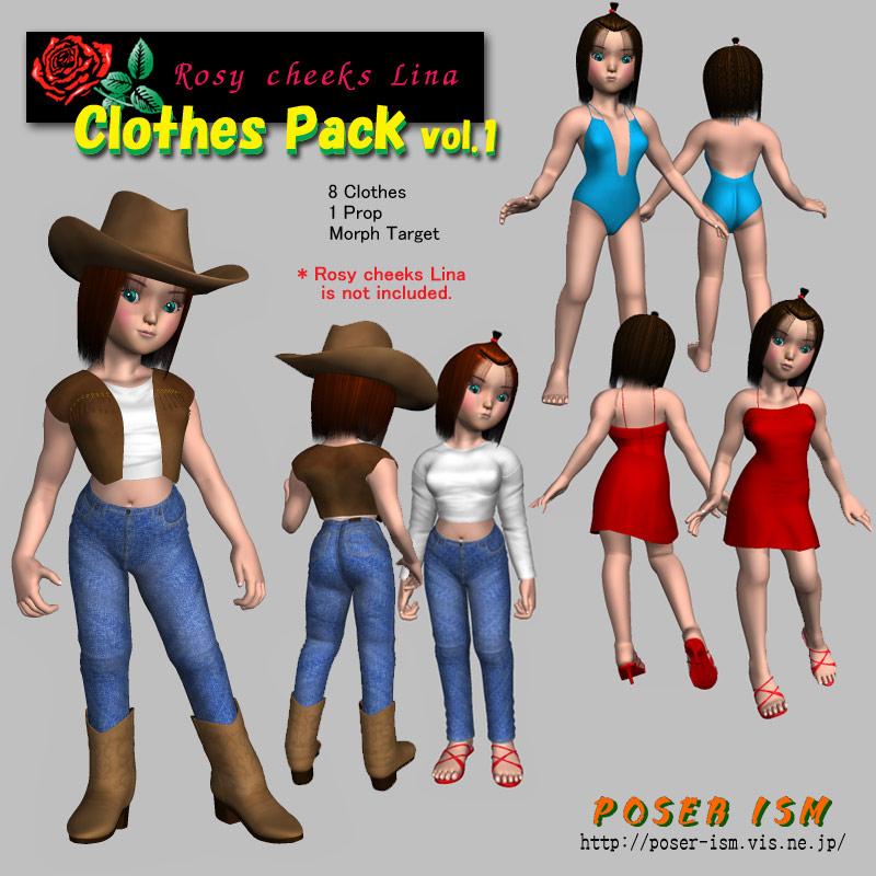 Clothes Pack 1 for Rosy cheeks Lina